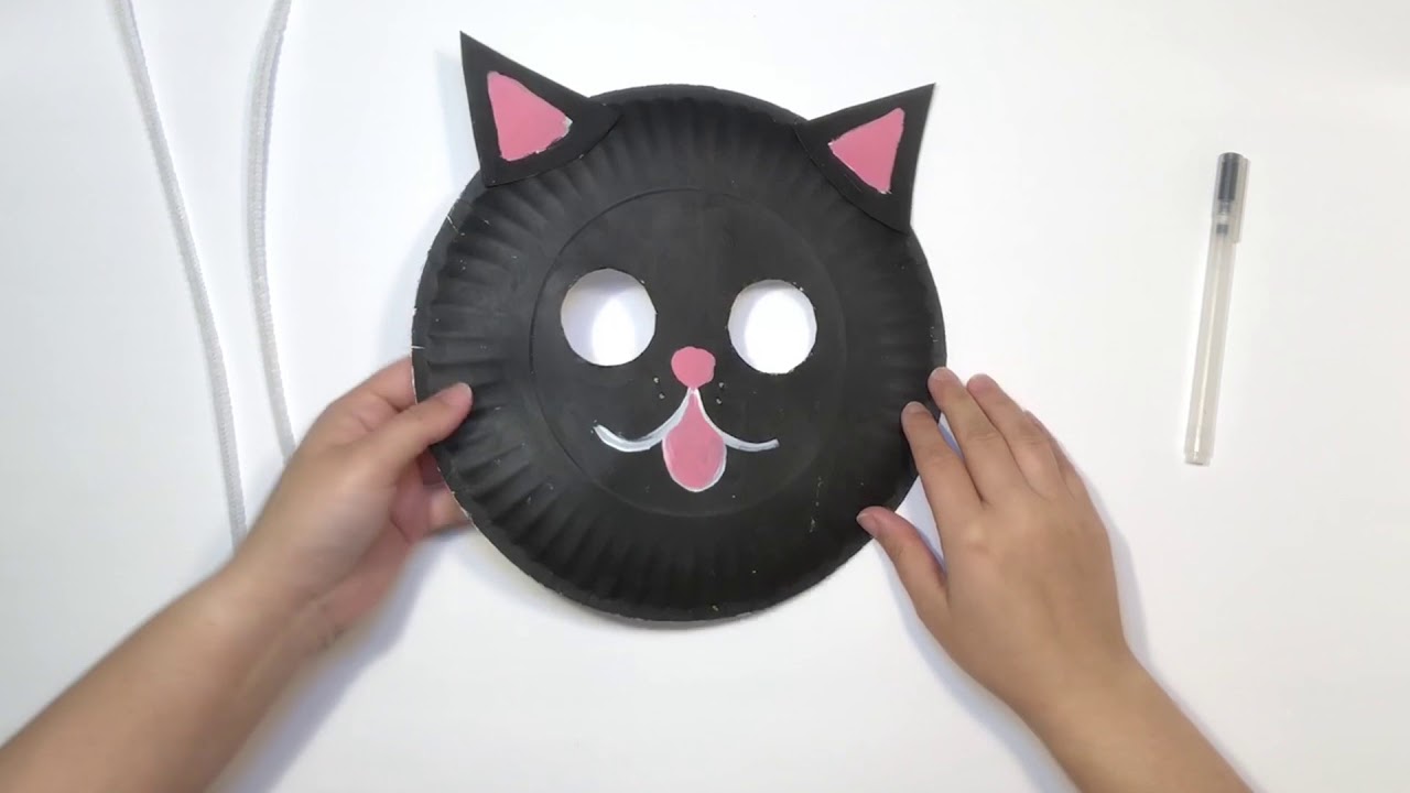 Paper Plate Masks - Project of the Month - October