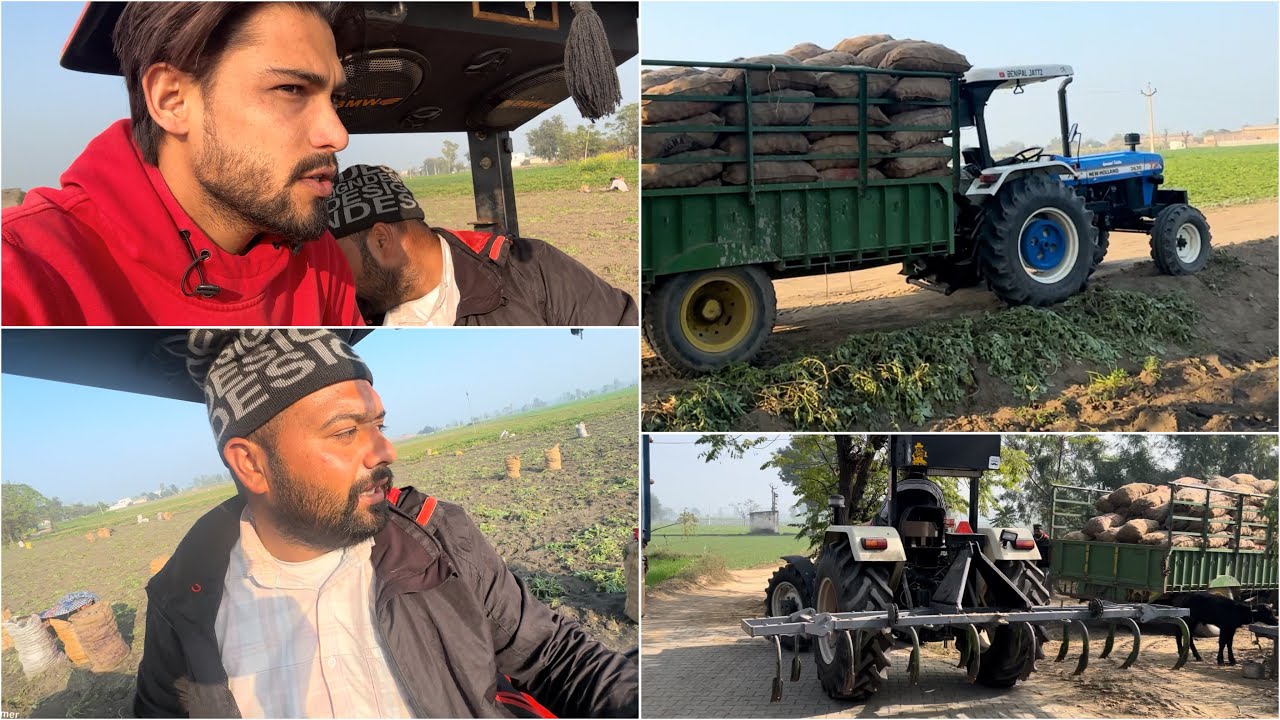 ਆਲੂ ਦੀ ਪਟਾਈ ਦਾ ਦਿਨ ਦੂਜਾ 🥔• ਕਰਤਾ ਕੰਮ Done• Punjabi Farmer
