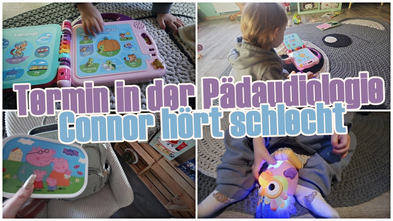 Termin in der Pädaudiologie I Paukenerguss I Hörtest mit 2 Jahren II ColorfulMess