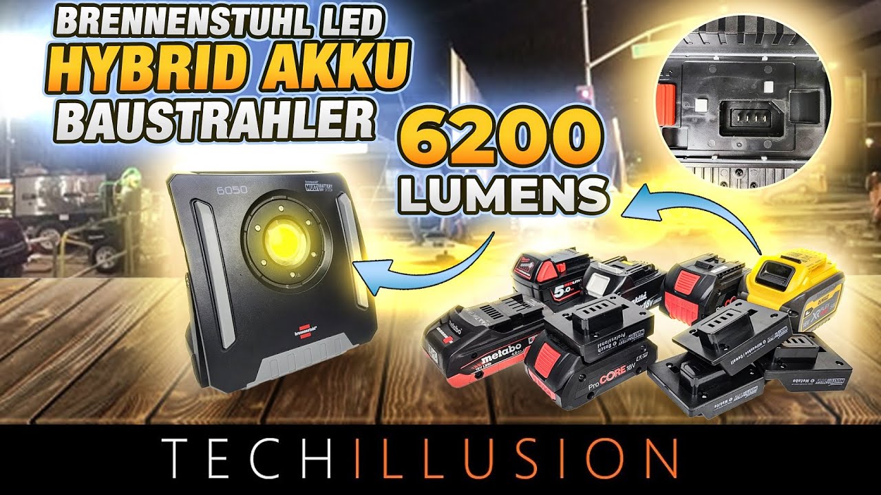 🔥DER ERSTE SEINER ART! 😱TOP oder FLOP?😨 - Brennenstuhl Multi Battery 6050 MH Makita Bosch Metabo