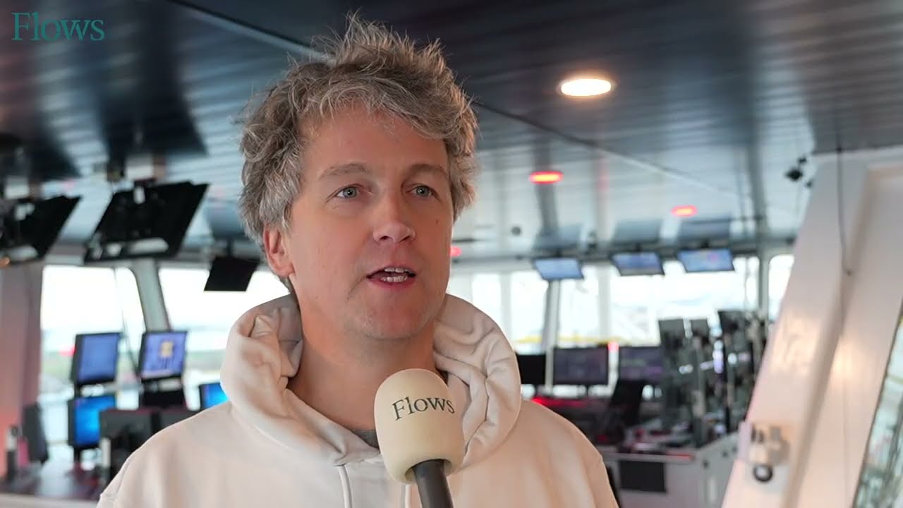 Bezoek aan kraanschip 'Les Alizés' van Jan De Nul