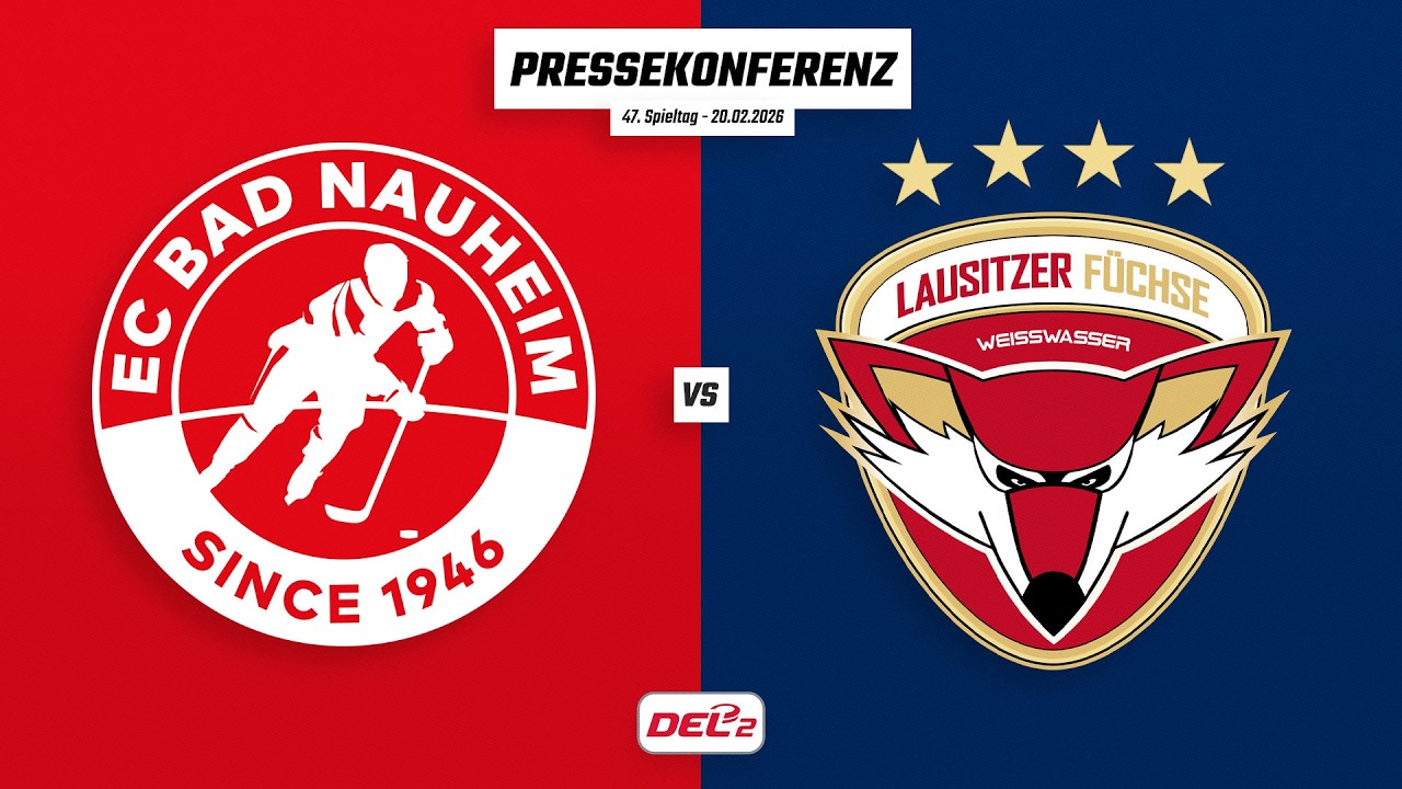 Pressekonferenz 47. Spieltag | EC Bad Nauheim - Lausitzer Füchse