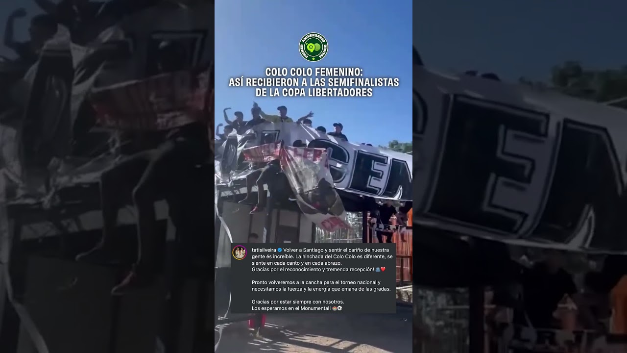La hinchada de Colo Colo recibe al plantel femenino semifinalista de Copa Libertadores