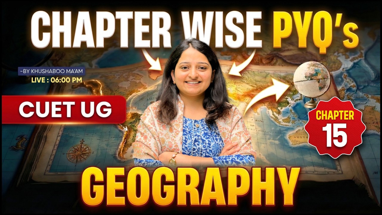 CUET Geography : Chapter-Wise MCQs & PYQs | Chapter-12- PLANNING & SUSTAINABLE DEVELOPMENT | CUET UG