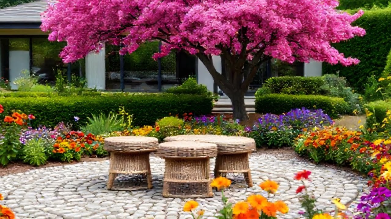 Beautiful flower garden