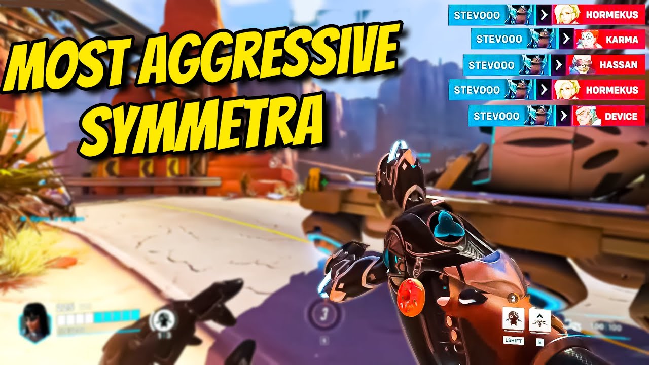 The Most Aggressive SYMMETRA You Will EVER See In Overwatch 2