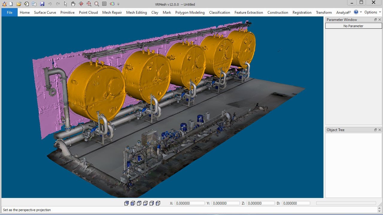 Separate Parts of Interest on Meshes