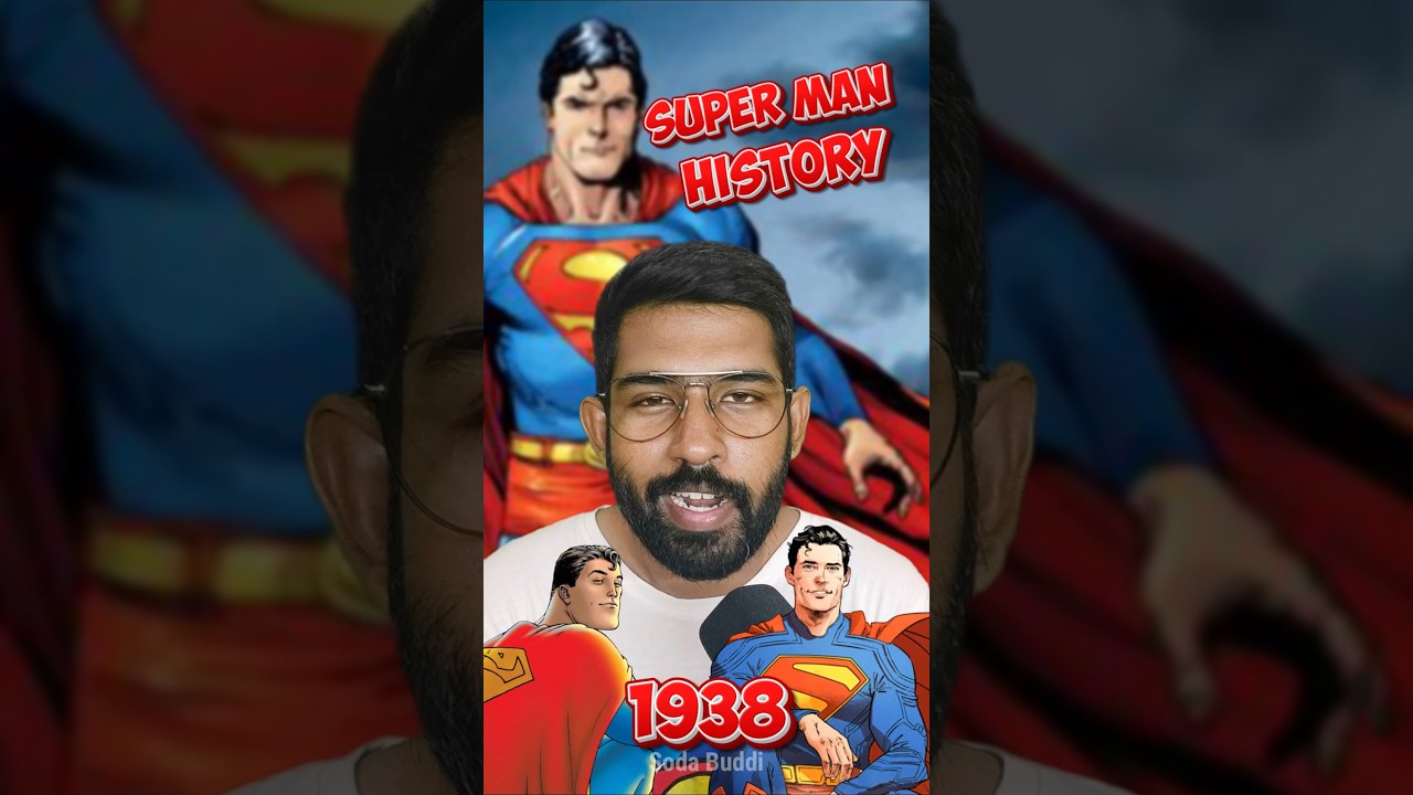 Superman History (தமிழ்) Part 1 #shorts #superman #supermanmovie #dctamil #marveltamil #trending
