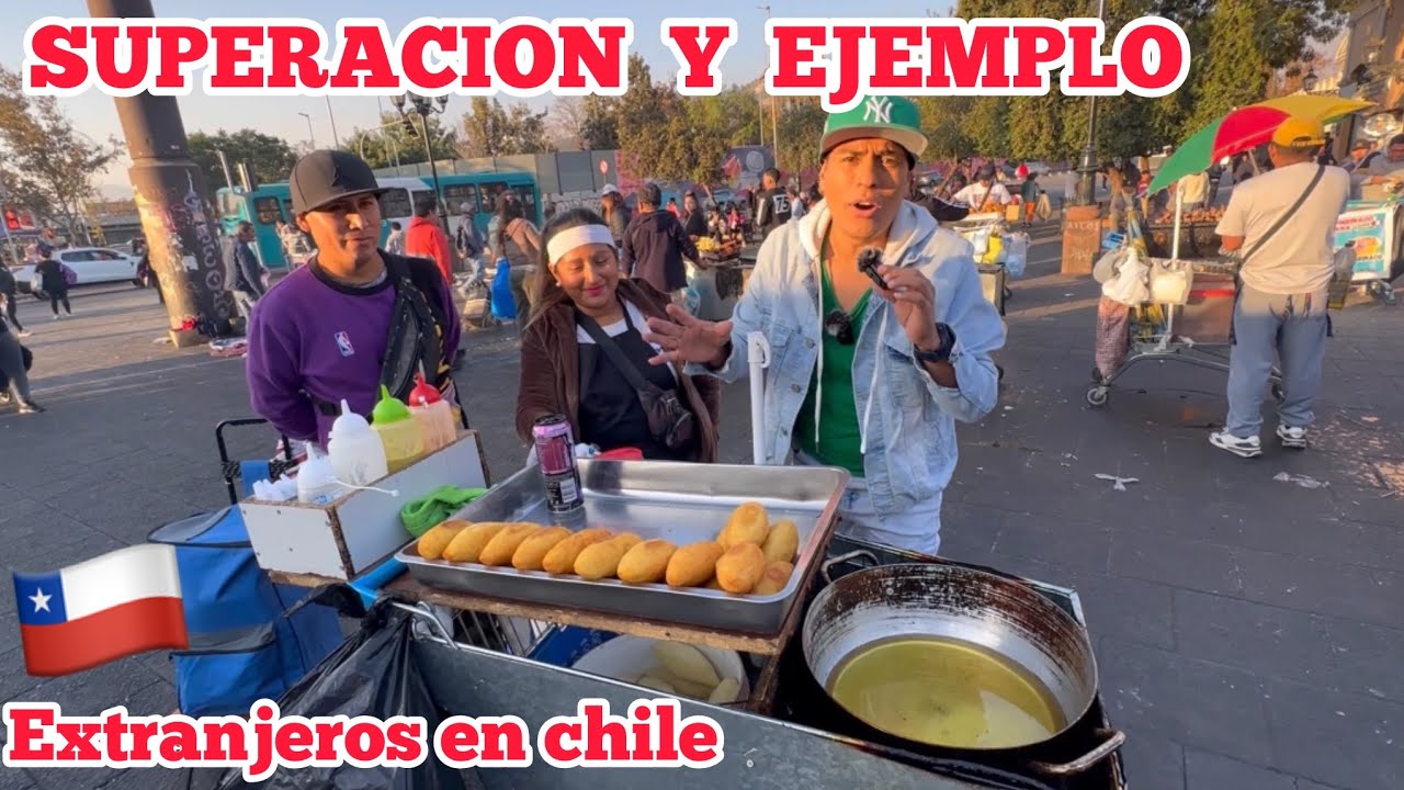 SUPERACIÓN de INMIGRANTES en CHILE💪 🇨🇱 - comico lucky - Luisito comunica