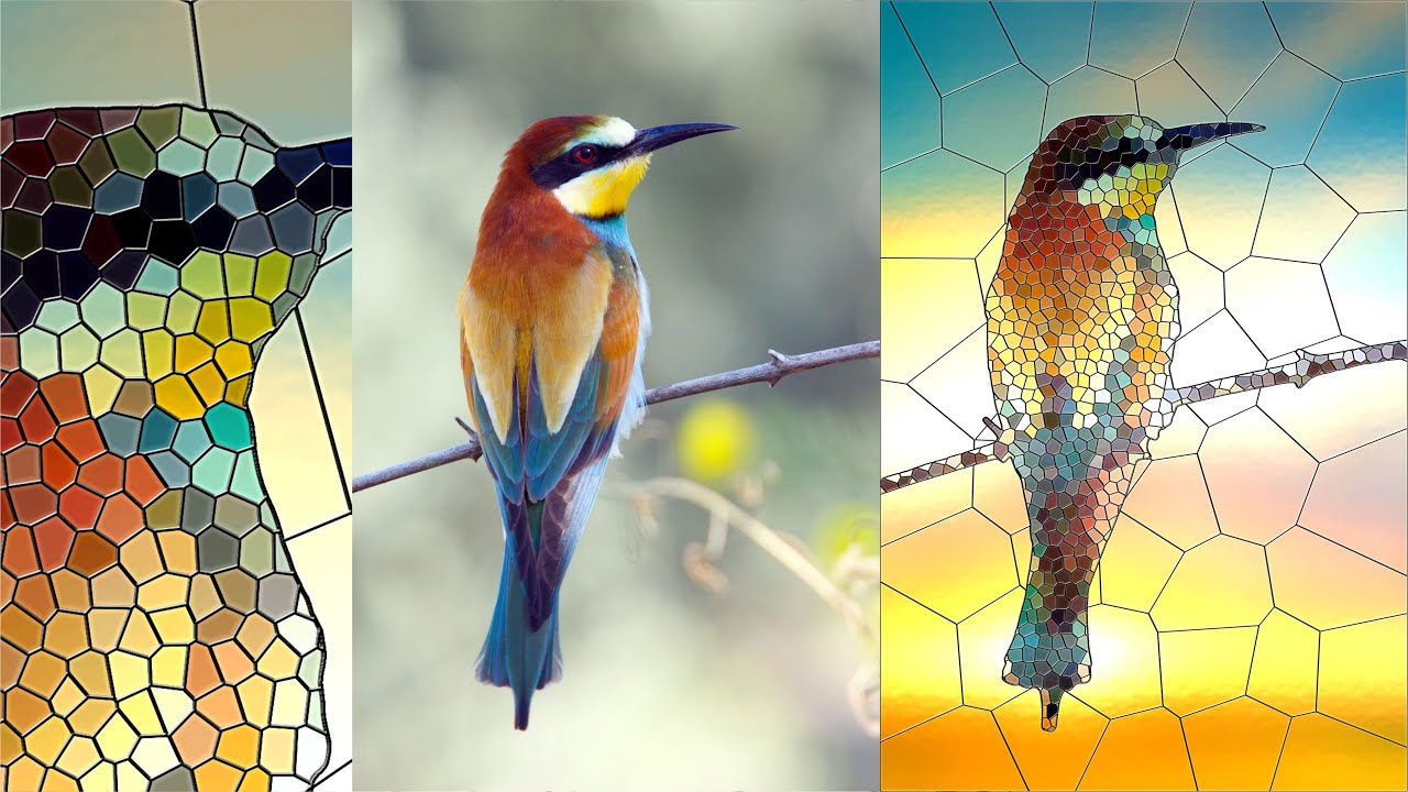 7-Minute Photoshop Hack to Convert Photos into STAINED GLASS