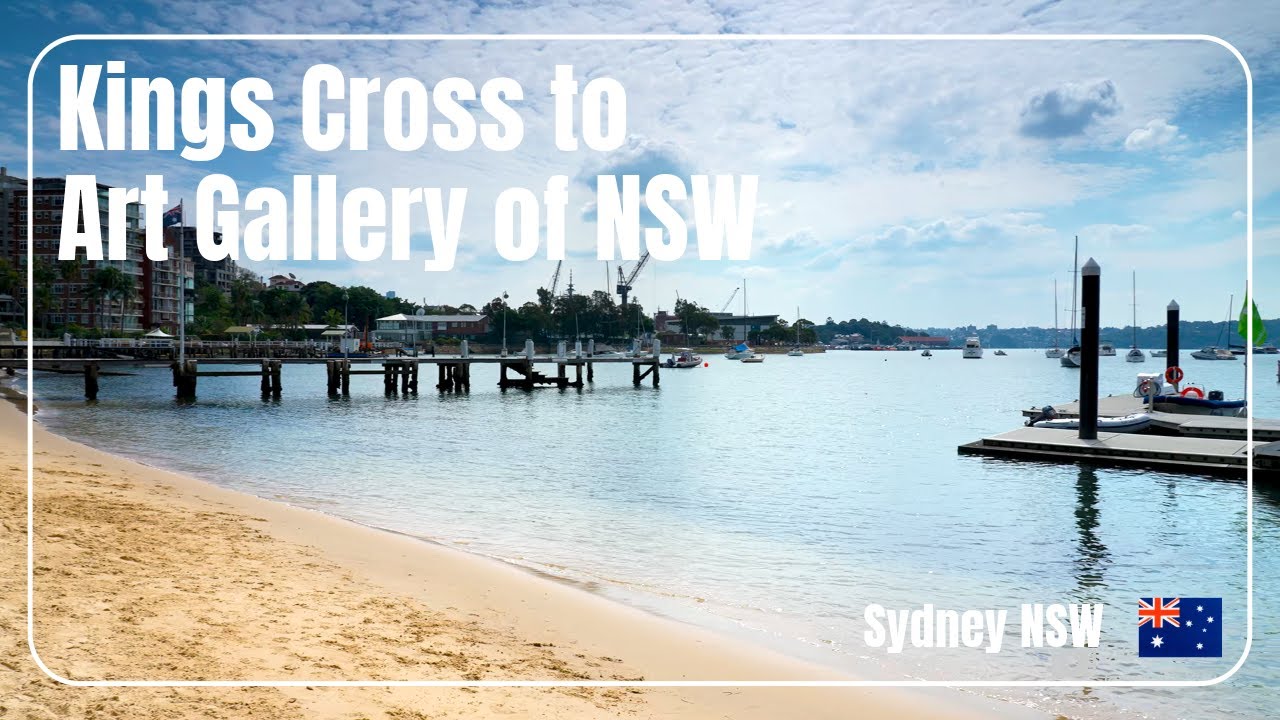 [4K HDR] Kings Cross to Art Gallery of NSW | Sydney Walking Tour | Sydney Australia Walk