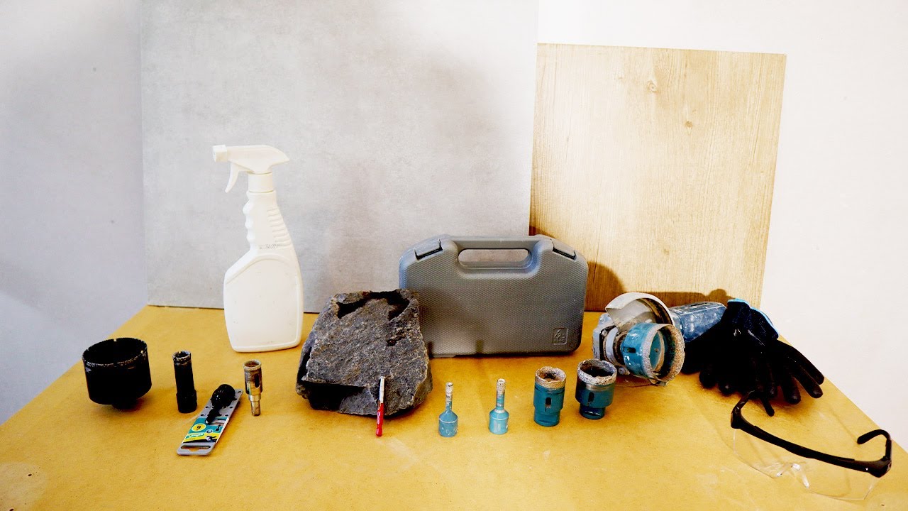 Тест коронок WOLFCRAFT і ERBAUER до плитки (керамограніт і камінь натуральний)