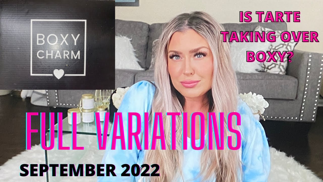 BOXYCHARM SEPTEMBER 2022 FULL VARIATIONS | OCTOBER TAKEOVER IS WHO? | HOTMESS MOMMA MD