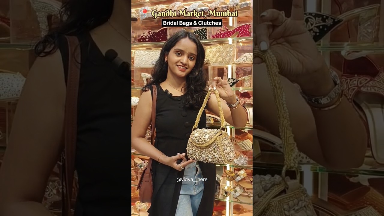 Gandhi Market Mumbai | Bridal sling bags & clutches | Street Shopping Mumbai #youtubeshorts #shorts