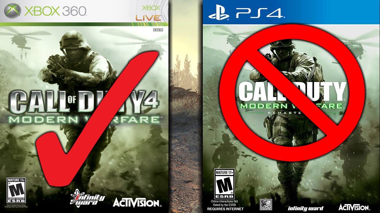 The Original CoD 4 vs MWR...