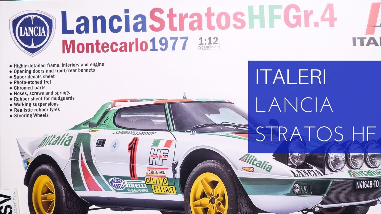 Обзор Italeri 1/12 Lancia Stratos HF Gr.4 (4714)