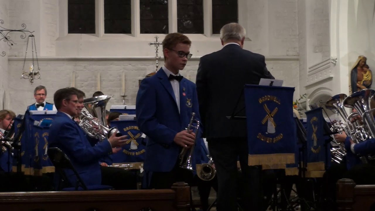 Adam Chappell - Cornet solo, Bradwell Silver Band - First Light by Ben Hollings