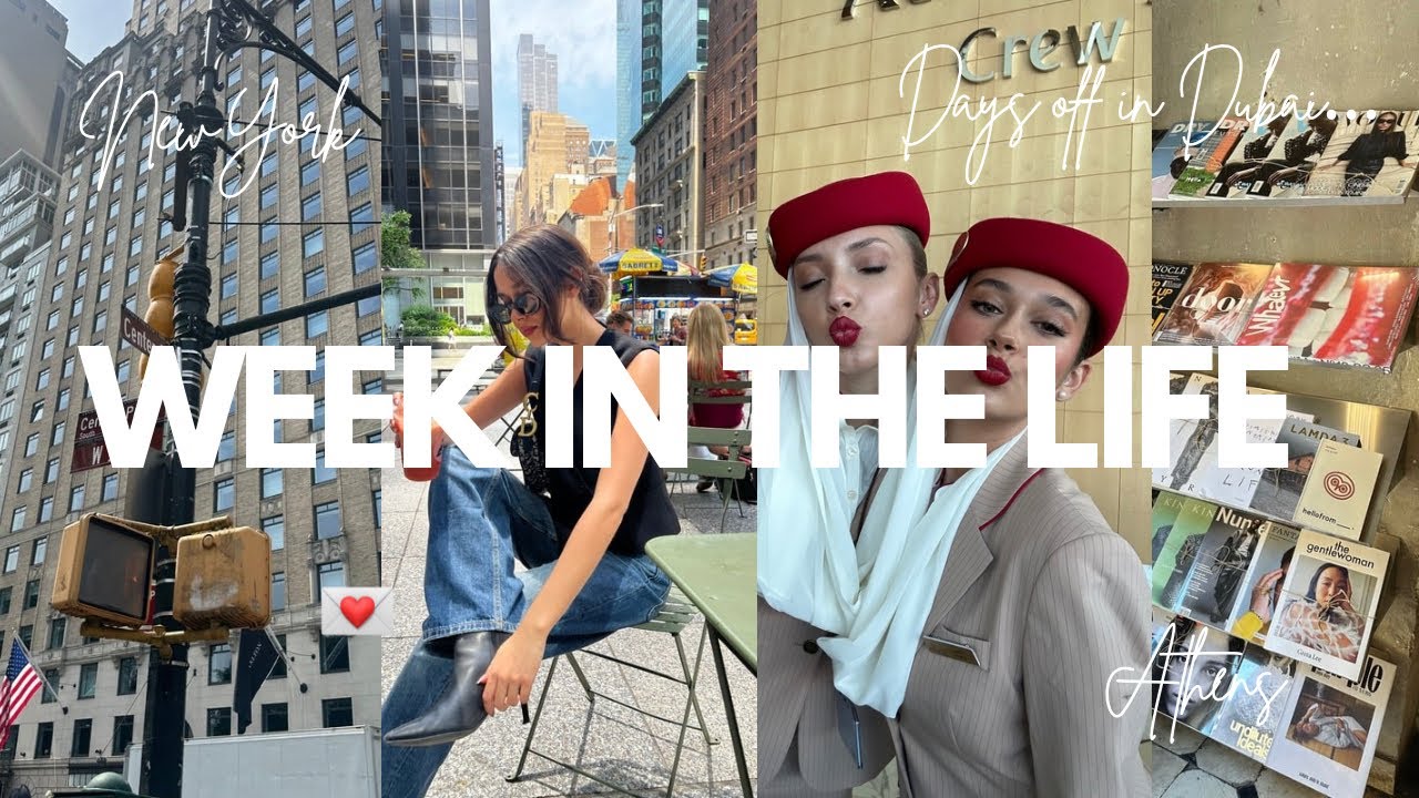 NEW YORK, ATHENS and days off in Dubai Vlog as Emirates Cabin Crew…