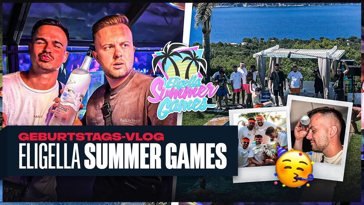 Mein GEBURTSTAG auf MALLORCA 🥳 Eligella Summer Games VLOG 🥰  mit Mcky, Trymacs und Co 🔥