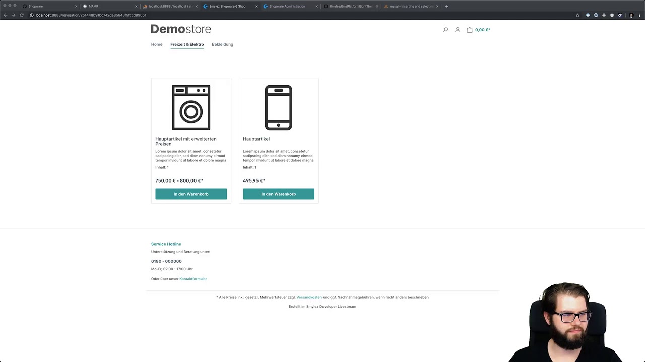 Shopware 6 Theme entwickeln - Livestream #1