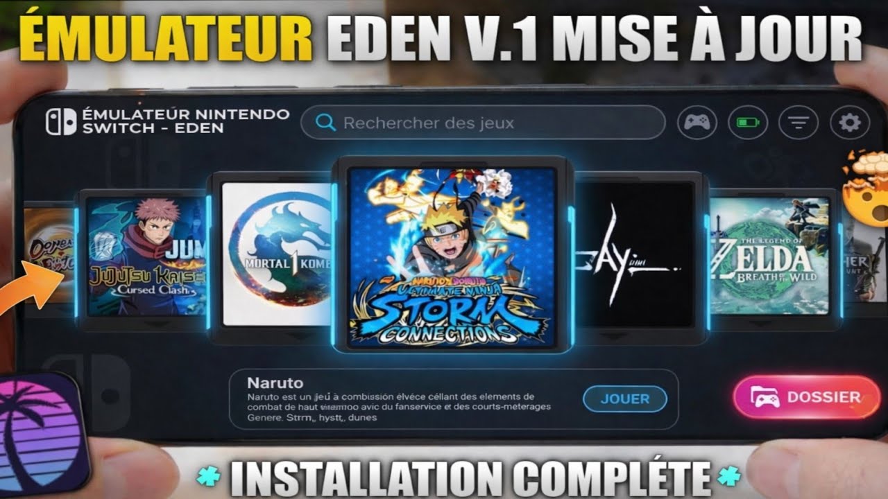 SWITCH SUR ANDROID : CETTE MISE À JOUR VA TOUT CHANGER EN 2026 (EDEN V0.1.0)