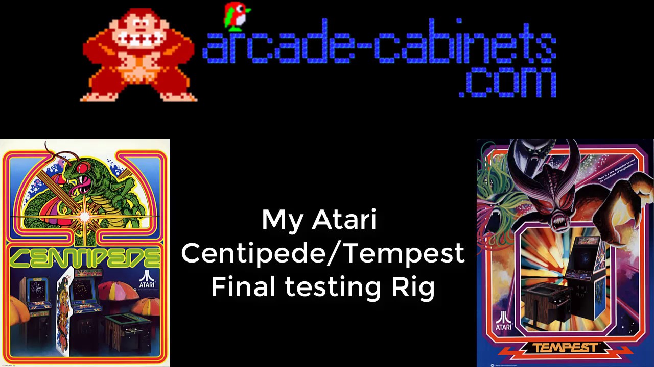 My Atari Centipede/Millipede/Tempest Final Testing Rig