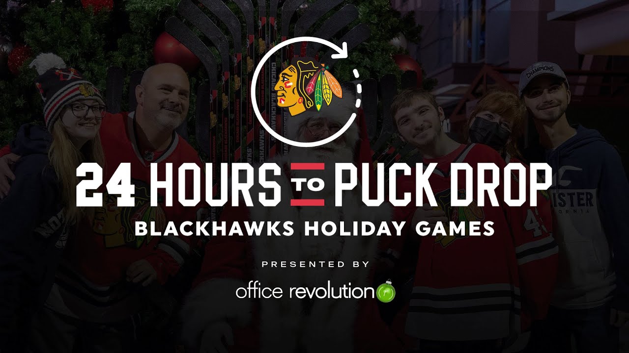 Watch the United Center Atrium come to life for the holidays | Chicago Blackhawks