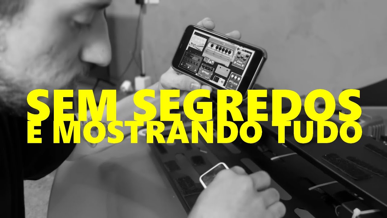 Montando um pedalboard do Zero e mostrando detalhes.