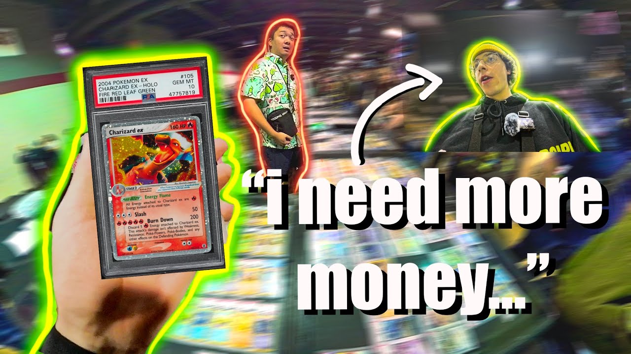 I BOUGHT GRAIL POKEMON CARDS AT CHICAGO COLLECT-A-CON | The Best Pokemon Card Show Ever | Vendor POV