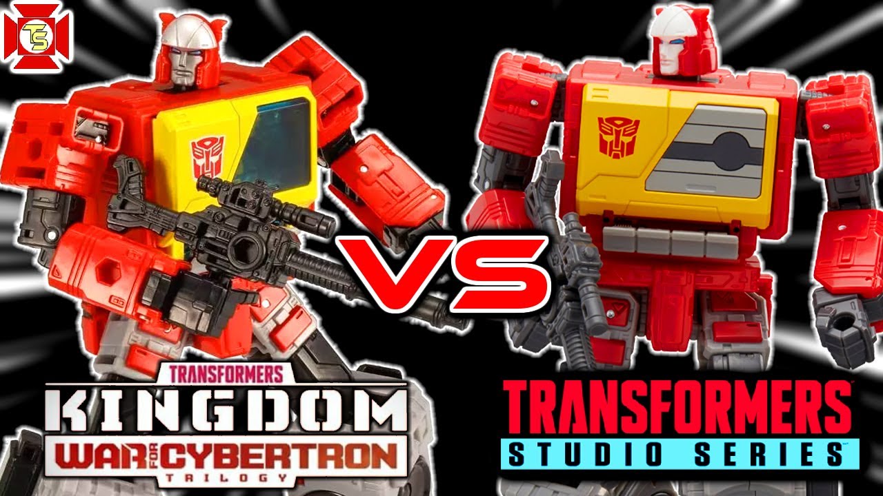 TRANSFORMERS Studio Series 86 BLASTER vs WFC Kingdom Blaster