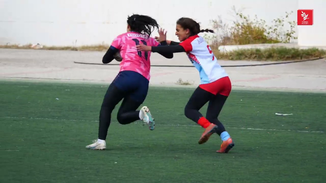 les meilleurs moments du 3ᵉ tournoi national de Rugby à 7 Seniors Filles , Niveau 1