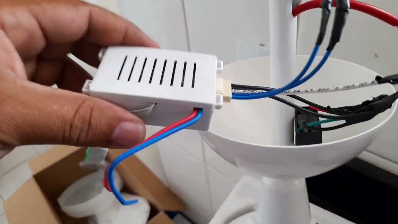 ventilador de teto com controle remoto, montagem passo a passo.