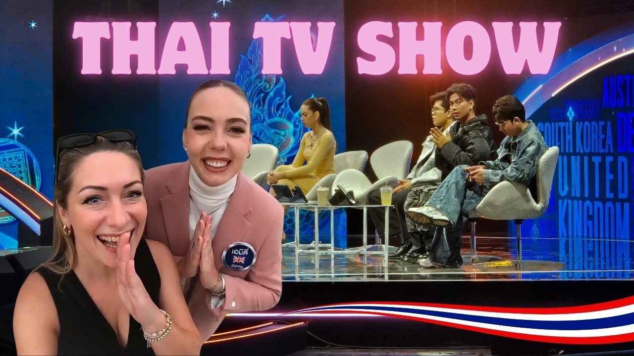 Behind the scenes of THAI TV SHOW with @Emilysrichala.🇹🇭