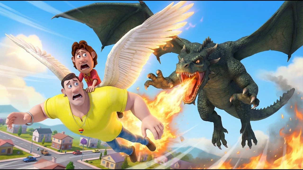 गुरु भोले के पीछे पड़ा Dragon | Moral Stories | Hindi Children Story | बच्चों की कहानियाँ