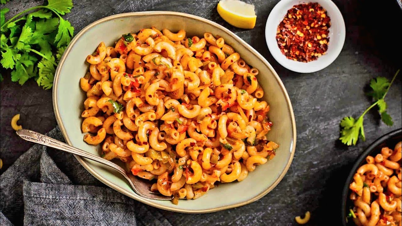 Street-Style Masala Macaroni (Spicy & Tangy)
