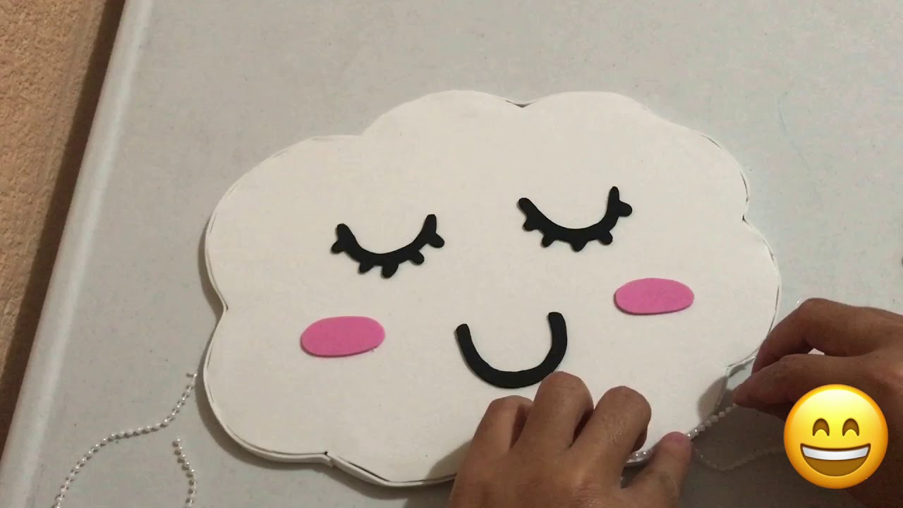 #Areademanualidades#nube#portamoños Diy como hacer un portamoños /Area de manualidades ☁️🎀