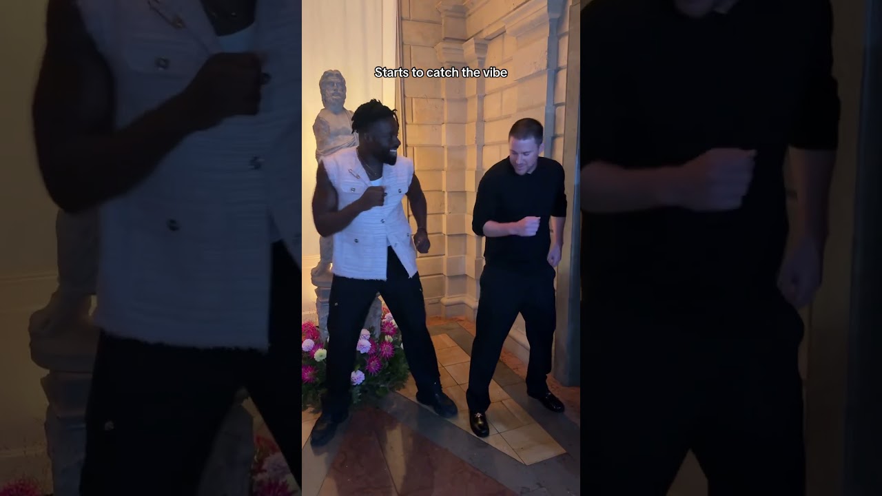 Had to teach Channing Tatum some Afro Dance Moves 🙌🏾🔥 Learn more moves at dance-dictionary.com 💻