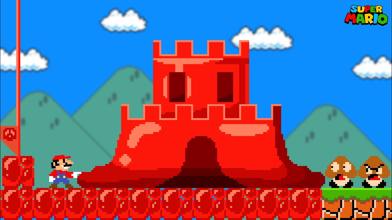 When Everything Mario Touches Becomes SLIME...