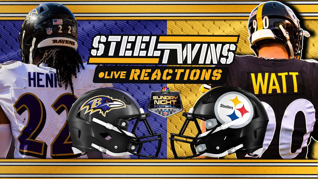 AFC NORTH CHAMPIONSHIP! Steelers vs Ravens Week 18 SNF LIVE REACTIONS & WATCH PARTY 
