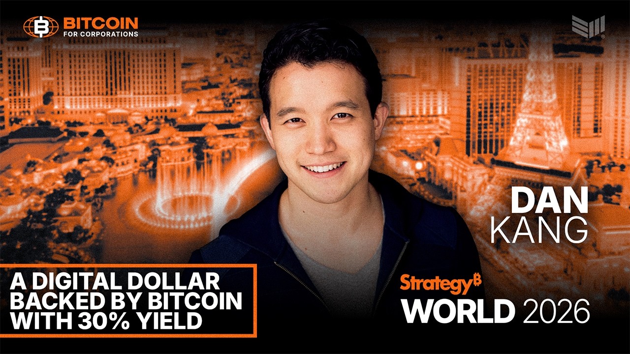 Цифровой доллар, обеспеченный биткоином, с доходностью 30% | Strategy World 2026