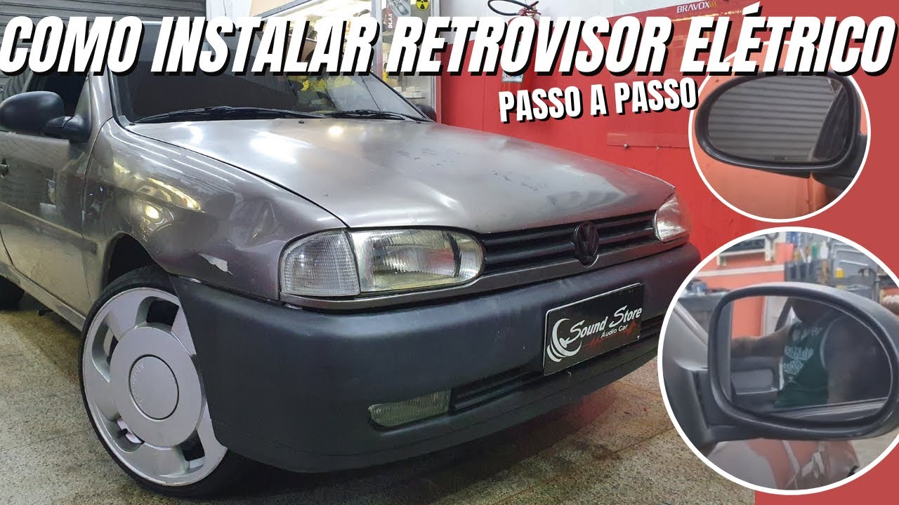 COMO INSTALAR RETROVISOR ELÉTRICO TRAGIAL | GOL G2 BOLA | INSTALAÇÃO PASSO A PASSO