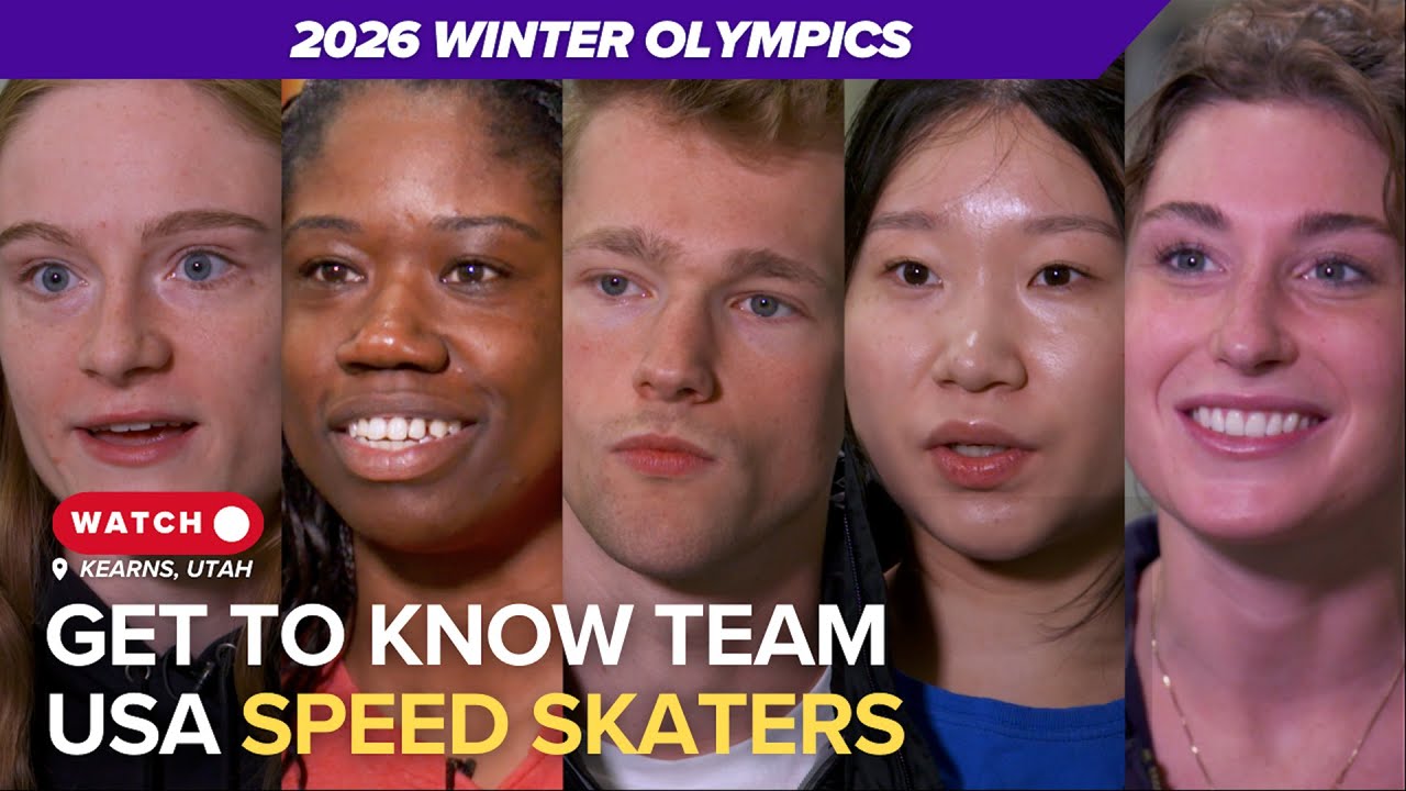 Winter Olympics 2026: Team USA speed skating interviews