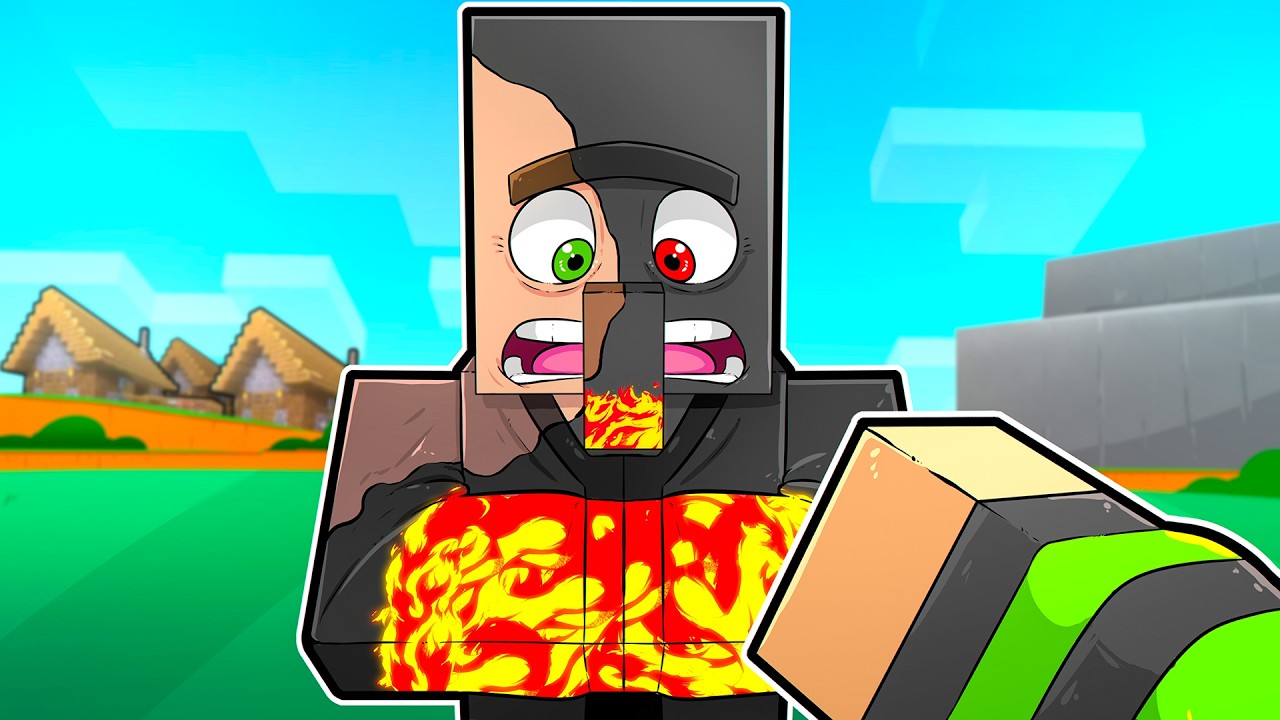 Minecraft, но всё, к чему ты прикасаешься, превращается в Атоса!