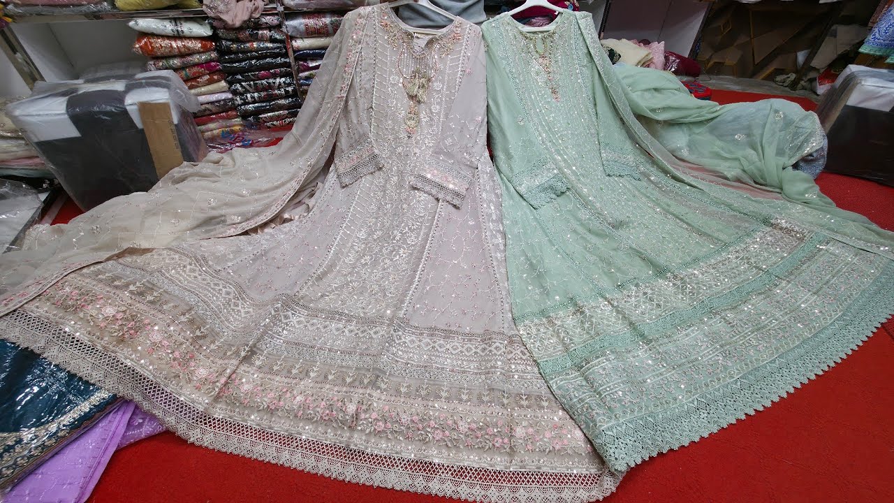 Свадебные платья от дизайнера MARIA FABRIC из пакистанской ткани оптом по новой коллекции 2026 года.