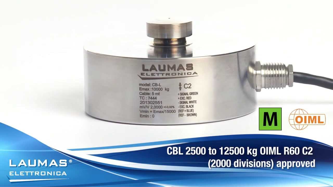 CBL- compression load cells - low profile - LAUMAS