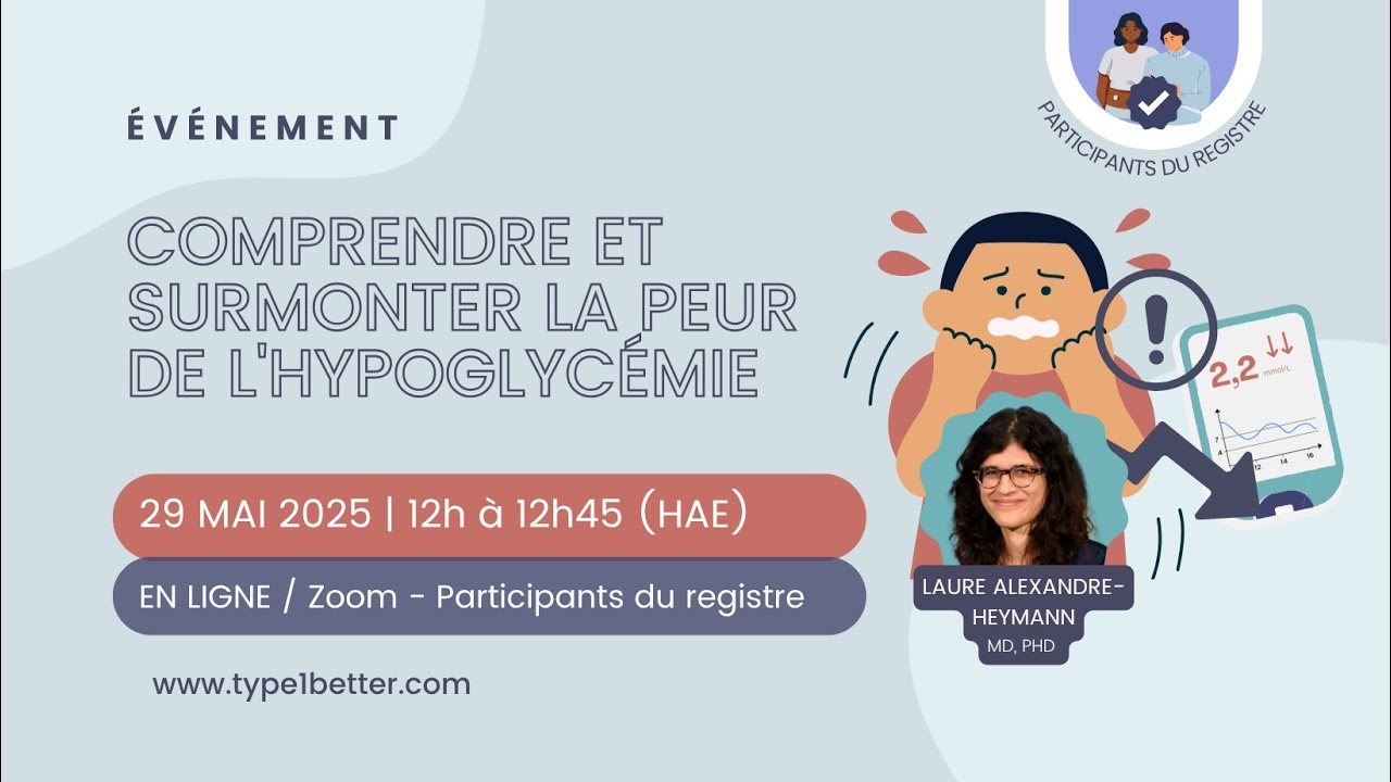 Comprendre et surmonter la peur de l'hypoglycémie dans le diabète de type 1