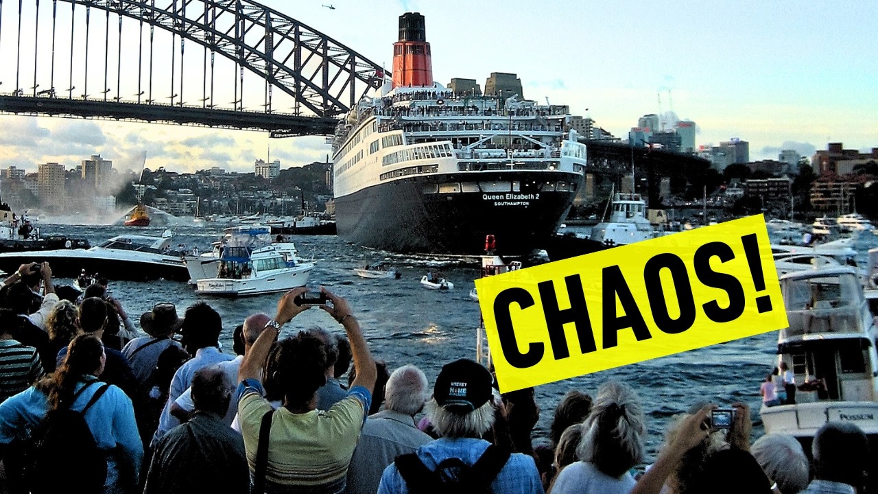 The Day Two Ships Broke a City - How QE2 & QM2 brought Sydney to its Knees?