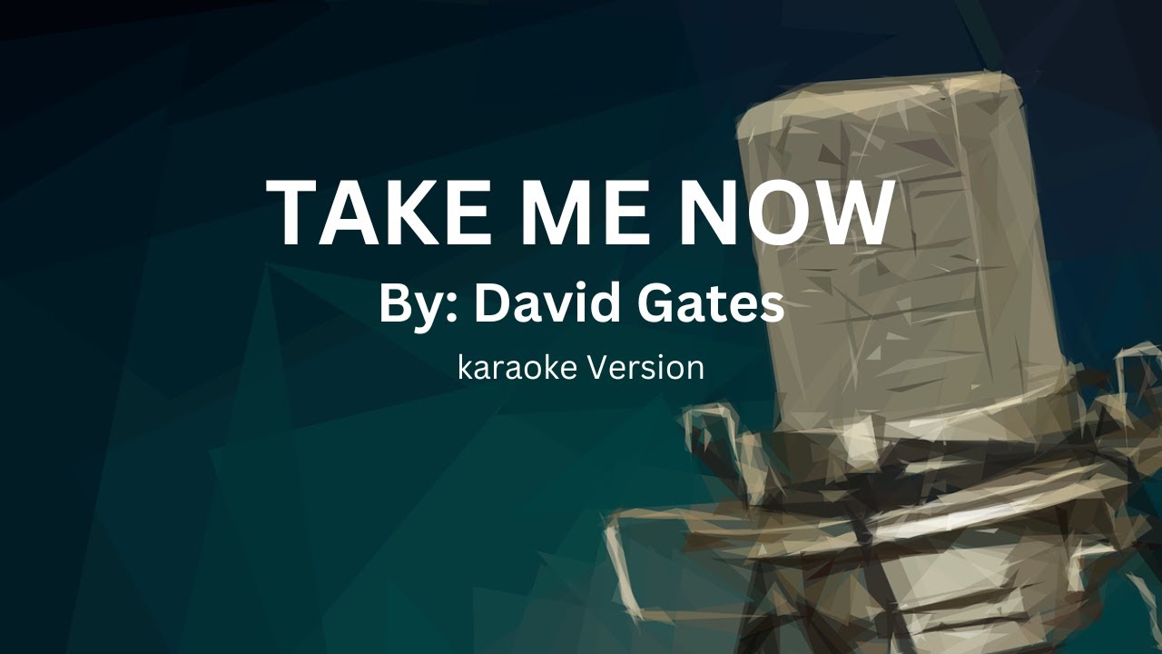 Take Me Now Karaoke Version by David Gates
