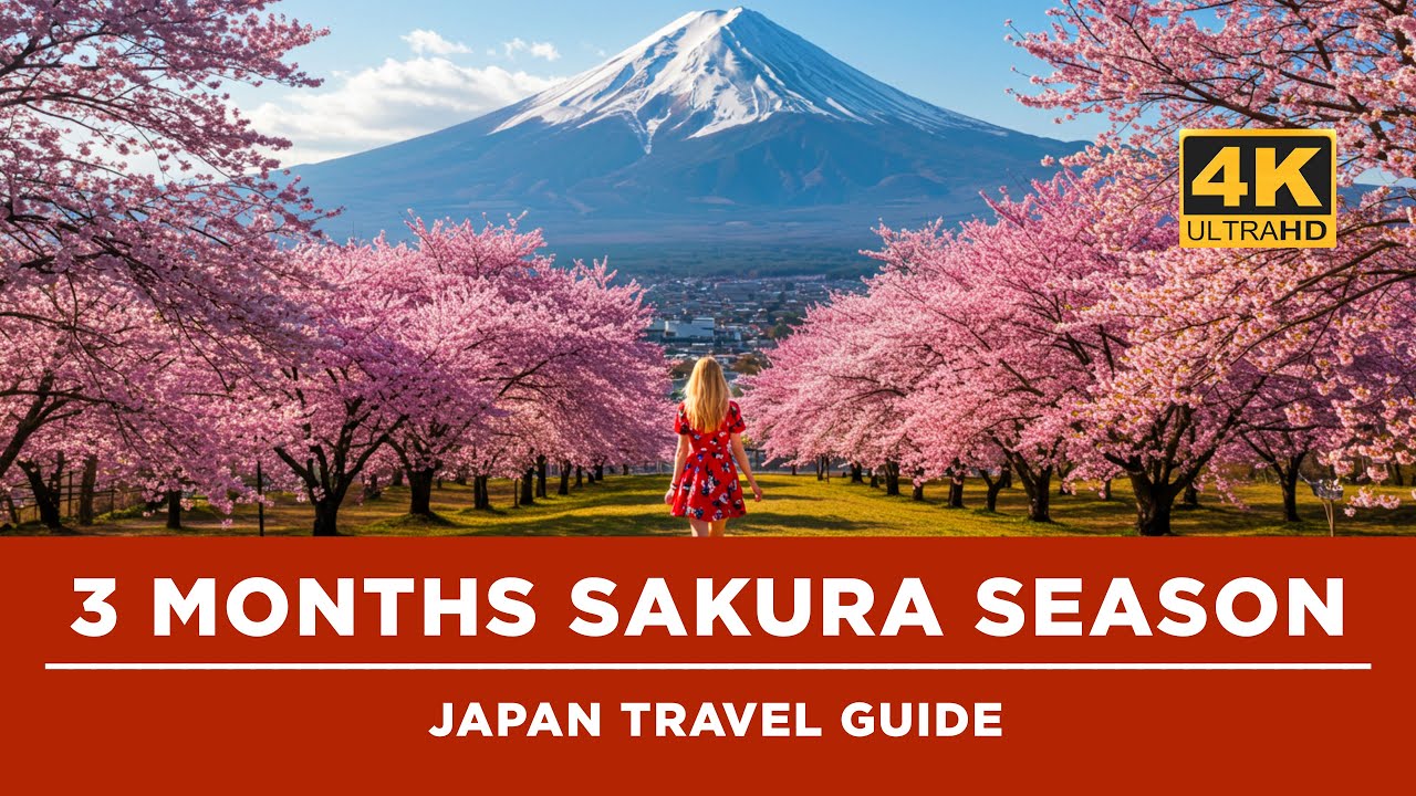 3 Months Sakura Season - Japan Travel Guide @tommytravelz