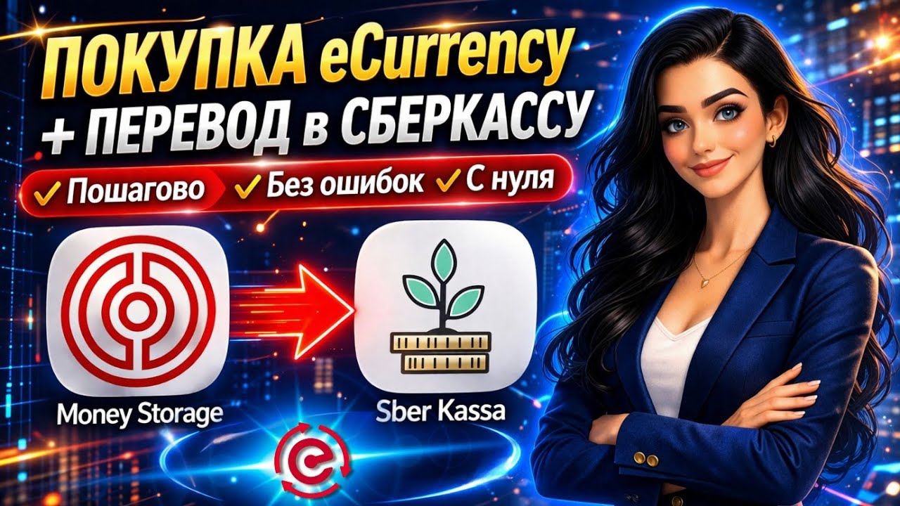 Покупка E-Currency в MoneyStorage. Как Выставить Сделку? Перевод в Сберкассу 